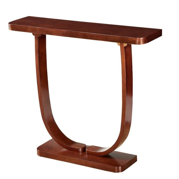 Solid wood porch table against the wall table - Image 3