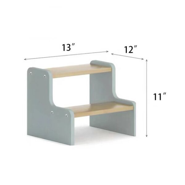 Versatile Wooden Step Stool for Kids - Image 6